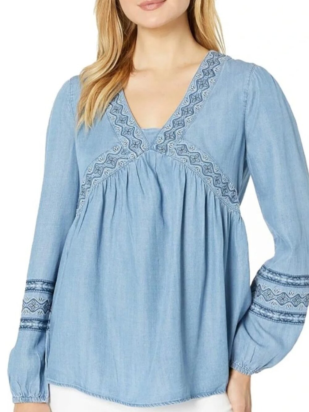 Liverpool Los Angeles Embroidered Top